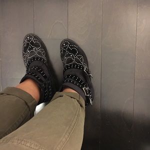 Super cute black velvet boots